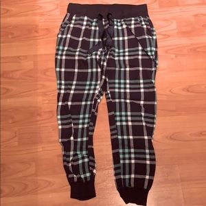 Cotton plaid Pajama pants